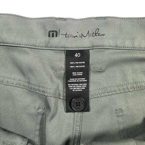Travis Mathew Olive Performance Pants 40 - Picture 3 of 5